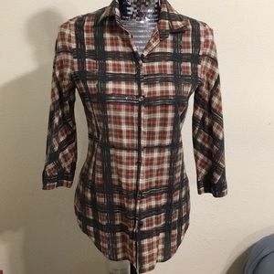 Plaid Burberry shirt